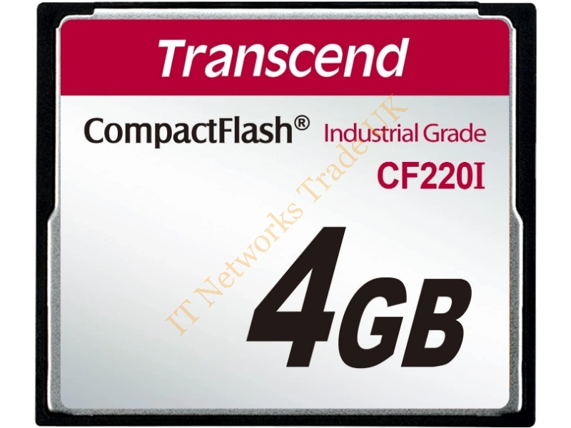 MEM-4GB-CF-MT Transcend 4GB CompactFlash (CF) Memory Card