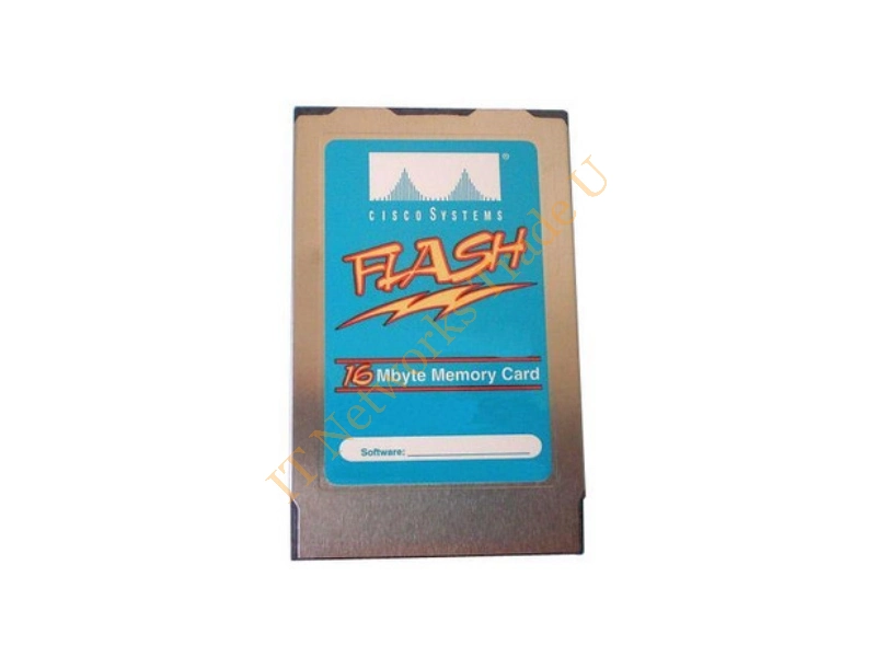 MEM-ASP-FLC16M-APP Cisco 16MB PCMCIA Flash Memory Card C8500/ls1010