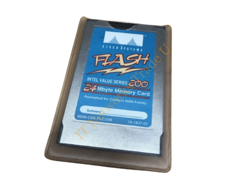 MEM-C6K-FLC24M Cisco 24MB Flash Memory Card for Catalyst 6000 PCCARD Supervisor ENGINE 1