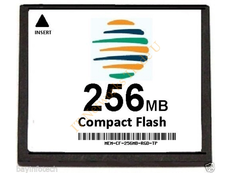 MEM-CF-256MB-RGD Cisco 256MB Compact- Flash Memory Card For 2010 Series