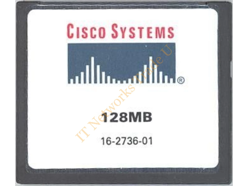 MEM-NPE-G1-FLD128M Cisco 128MB CompactFlash (CF) Memory Card