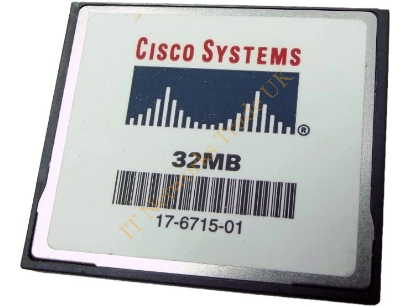 MEM1800-32CF-X3 Cisco 32MB CompactFlash (CF) Memory Card for 1800 Series Router