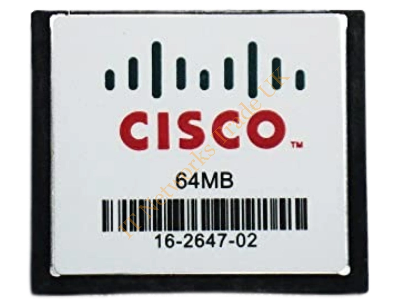 MEM2800-64CF-X3 Cisco 64MB CompactFlash (CF) Memory Card for 2800 Series