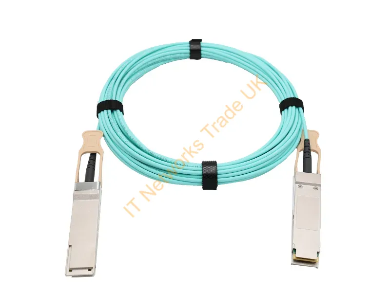 MFA1A00-E025-ENC - Enet Components Mfa1A00-E025-Enc Infiniband/Fibre Optic Cable 984.3" (25 M) Qsfp28 Aoc Aqua Color