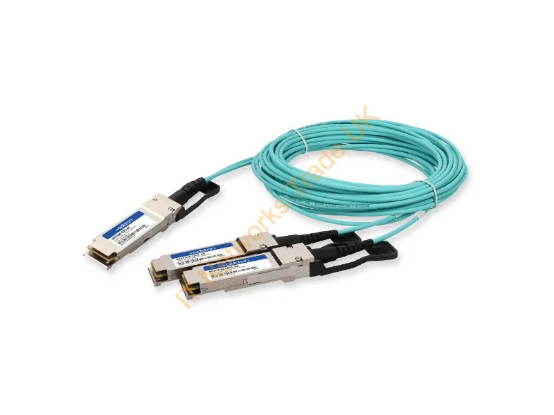 MFA7A20-C005-AO - Addon Networks Mfa7A20-C005-Ao Infiniband/Fibre Optic Cable 196.9" (5 M) Qsfp28 2X Qsfp28 Aoc Aqua Color