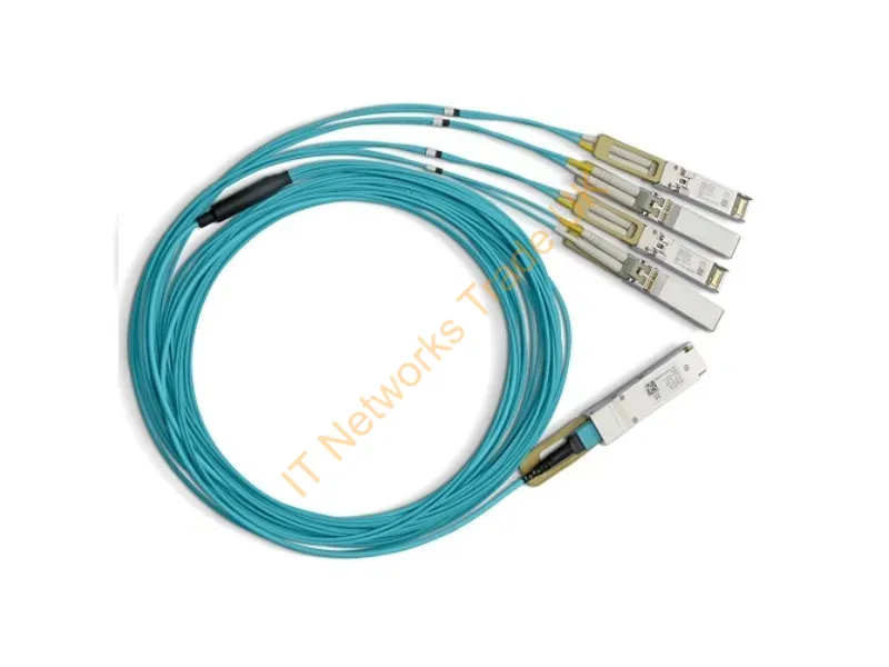 MFA7A50-C005 - Mellanox Technologies Mfa7A50-C005 Infiniband/Fibre Optic Cable 196.9" (5 M) Qsfp28 4X Sfp28 Turquoise
