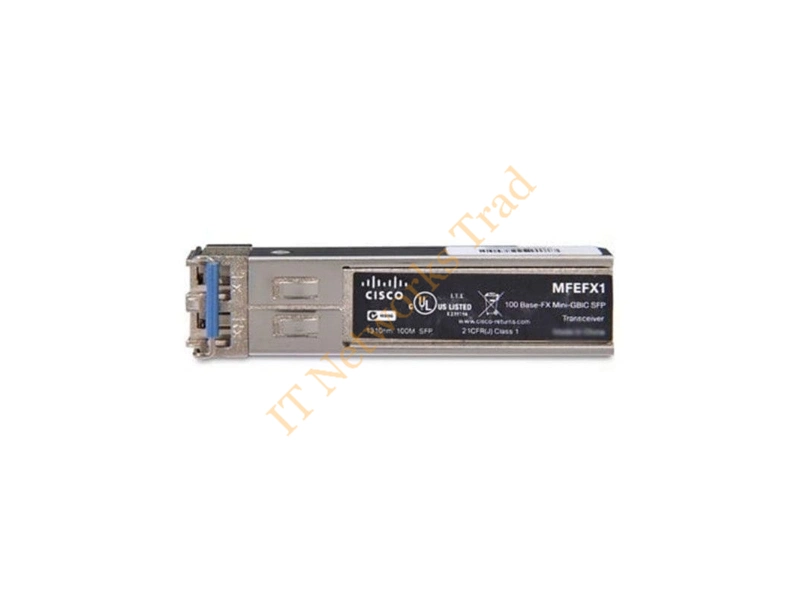 MFEFX1 Cisco Multi-mode 100Mbps 100Base-FX Fiber 2km 1310nm Duplex LC Connector SFP (mini-GBIC) Transceiver Module