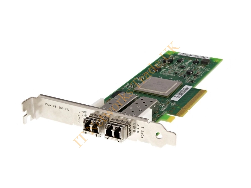 MFP5T Dell SANblade QLE2562 8Gb/s Dual Port Fibre Channel PCI-X Host Bus Adapter Fiber Channel Controller