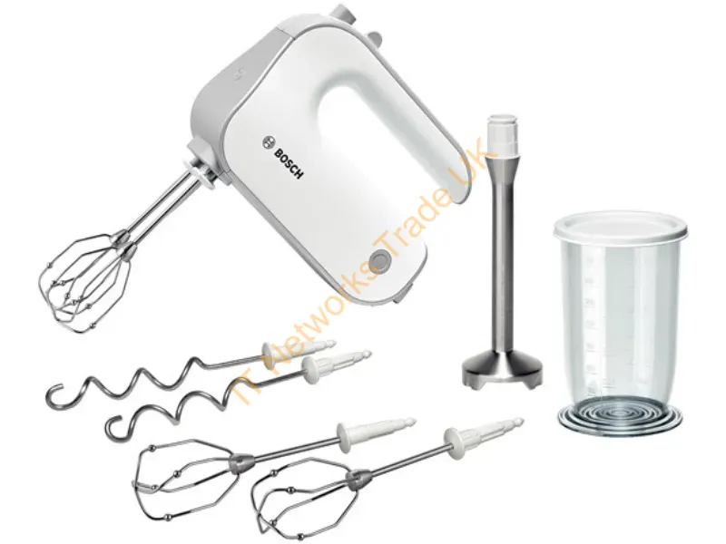 MFQ4075DE - Bosch MFQ4075DE mixer Hand mixer 550 W Silver, White