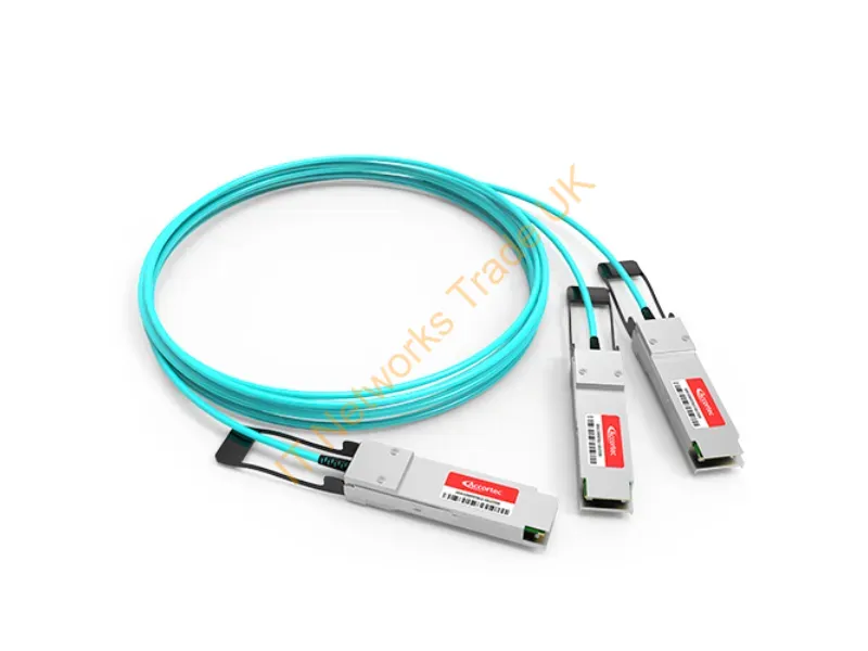 MFS1S50-H005E-ACC - Accortec Mfs1S50-H005E-Acc Infiniband/Fibre Optic Cable 196.9" (5 M) Qsfp56 2Xqsfp56 Aqua Color