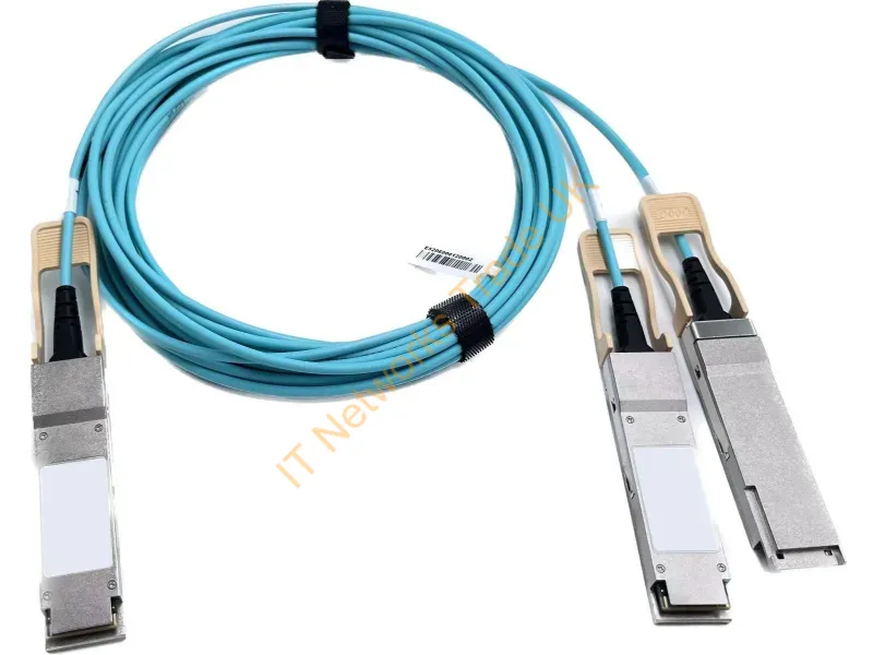 MFS1S50-H005V-ENC - Enet Components Mfs1S50-H005V-Enc Infiniband/Fibre Optic Cable 196.9" (5 M) Qsfp56 2X Qsfp56 Aoc Aqua Color