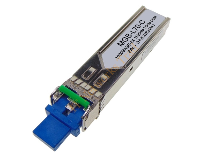 MGB-L70 Planet 1Gbps 1000Base-LX Single-mode Fiber 70km 1550nm LC Duplex Connector SFP Mini-GBIC Transceiver Module