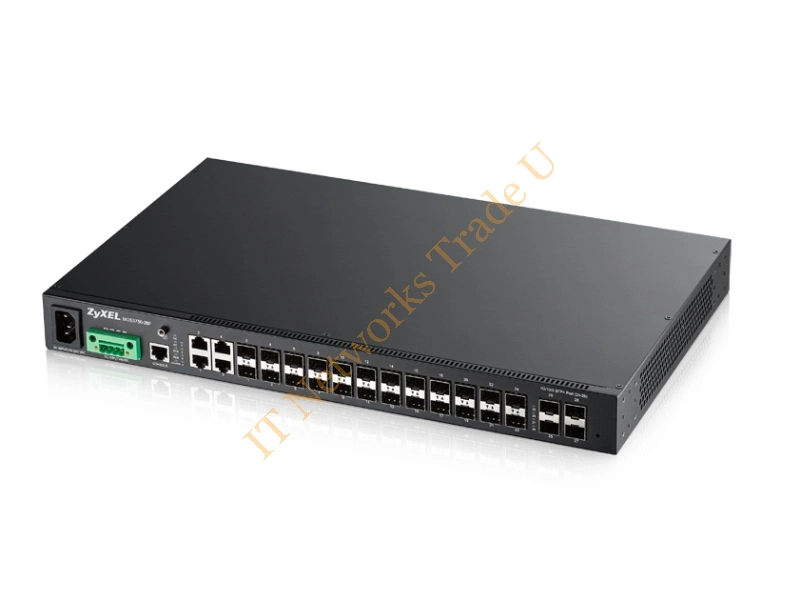 MGS3750-28F-EU02V1F - ZyXEL MGS3750-28F Managed network switch L2+ 19U Black