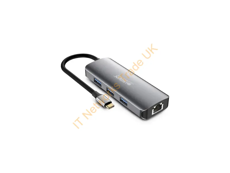 MHC50UF - Urban Factory Mhc50Uf Laptop Dock/Port Replicator Wired Usb 3.2 Gen 1 (3.1 Gen 1) Type-C Gray