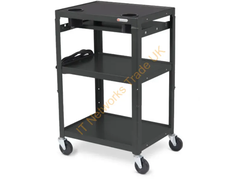 MICA6-CK - Bretford Mic Cart Black 34 Lbs (15.4 Kg)