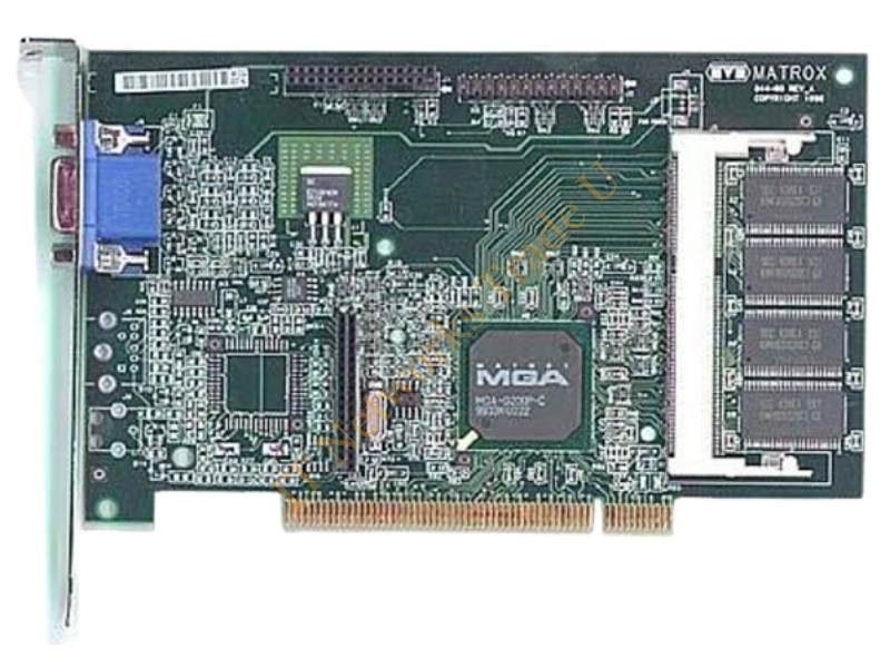 MK02240 Matrox Graphics 8MB AGP with VGA Output Video Graphics Card
