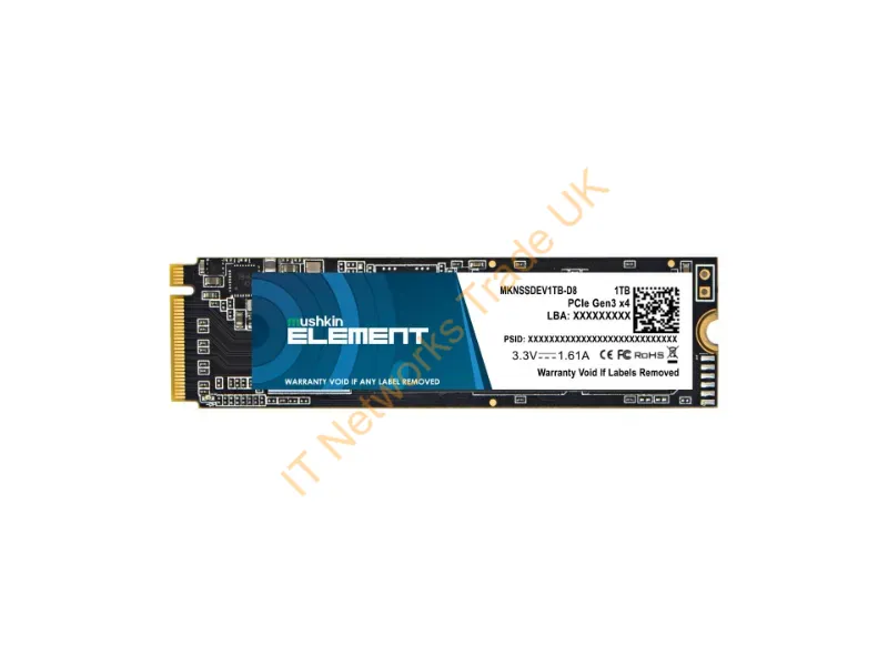 MKNSSDEV1TB-D8 - Mushkin Element 1 Tb M.2 Pci Express 3.0 Nvme 3D Nand