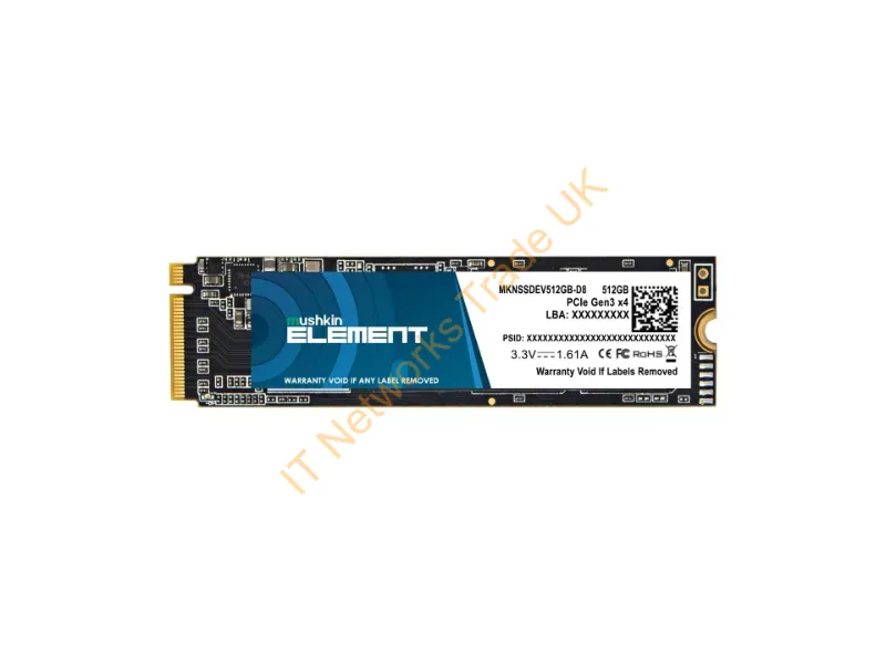 MKNSSDEV512GB-D8 - Mushkin Element 512 Gb M.2 Pci Express 3.0 Nvme 3D Nand