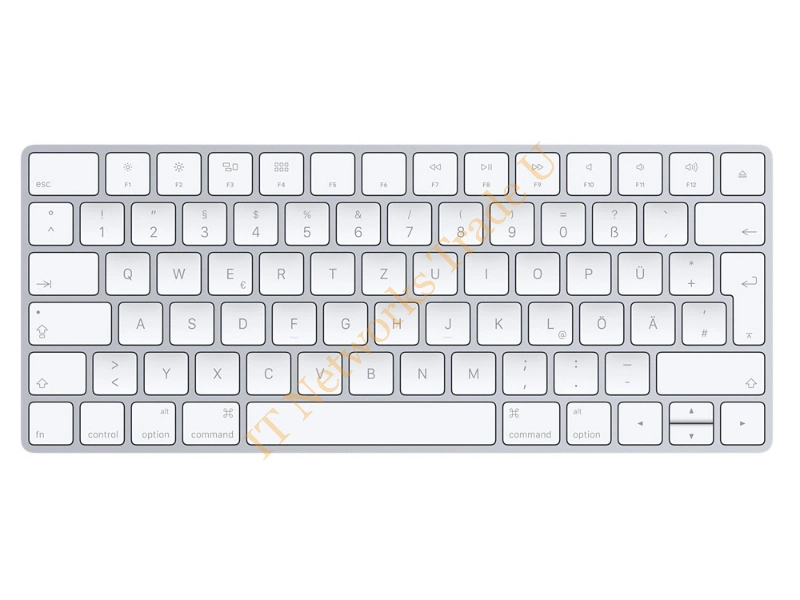 MLA22D/A - Apple Magic Keyboard Bluetooth QWERTZ German Silver, White