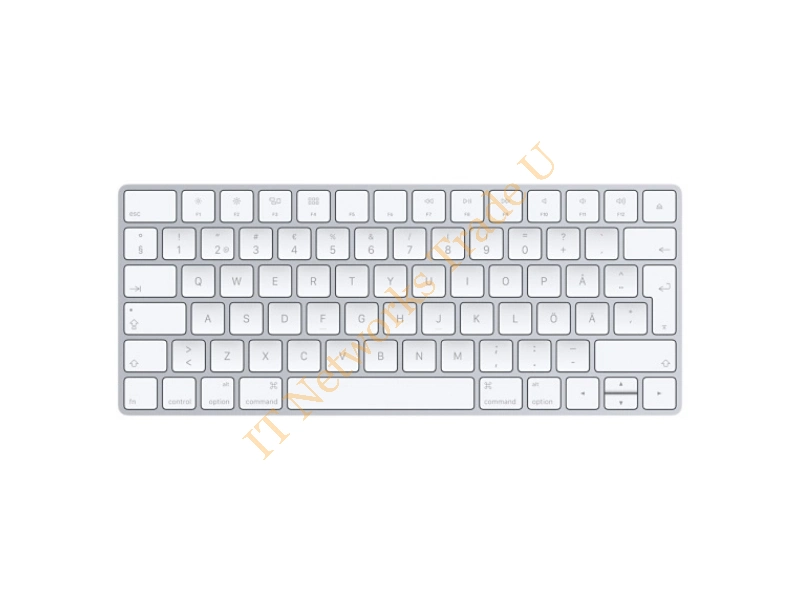 MLA22S/A - Apple Magic Keyboard Bluetooth QWERTY Swedish Silver, White
