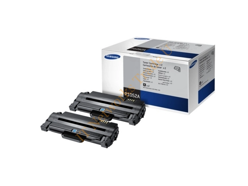 Samsung MLT-P1052A/ELS (1052) Toner black, 2.5K pages @ 5% coverage, Pack qty 2 Accessory