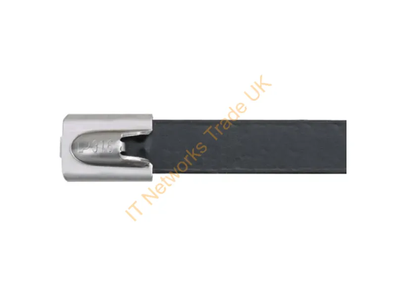 MLTFC2H-LP316 - Panduit Mltfc2H-Lp316 Cable Tie Ladder Cable Tie Polyester, Stainless Steel Black, Stainless Steel