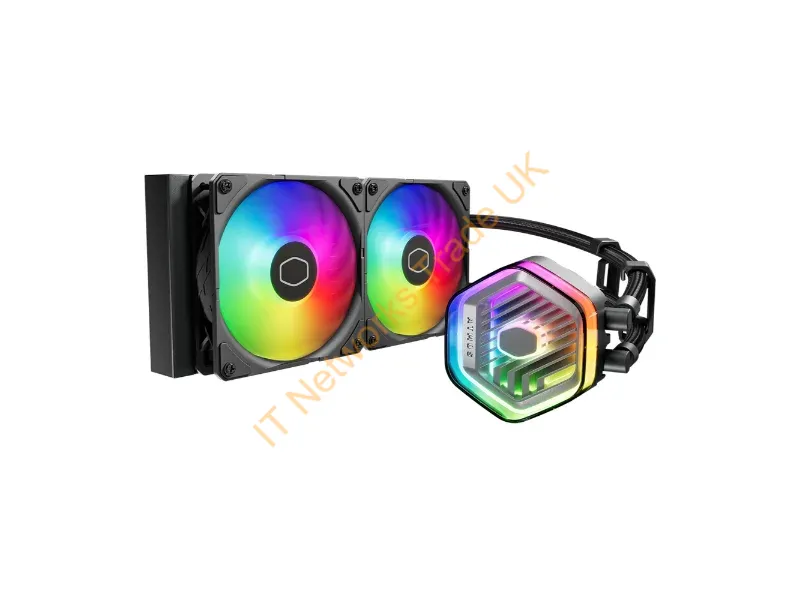 MLX-D24M-A25PZ-R1 - Cooler Master Masterliquid 240 Atmos Processor Liquid Cooling Kit 4.72" (12 Cm) Black