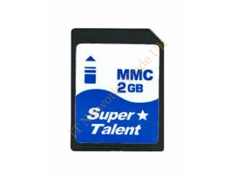 MMC-2GB Super Talent 2GB MMC Flash Memory Card