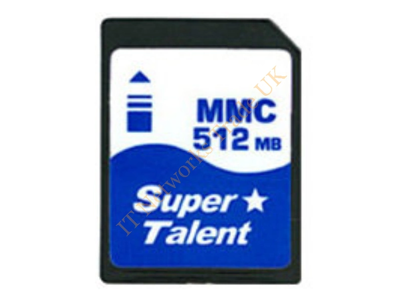 MMC-512MB Super Talent 512MB MMC Flash Memory Card