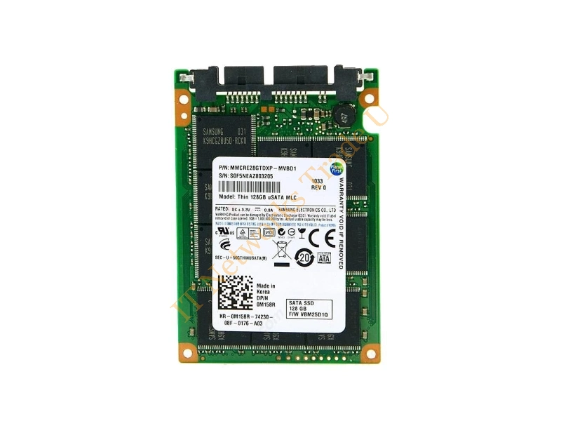 MMCRE28GTDXP-MVBD1 Samsung 128GB Multi-Level Cell (MLC) SATA 3Gb/s 1.8-inch Solid State Drive SSD Storage