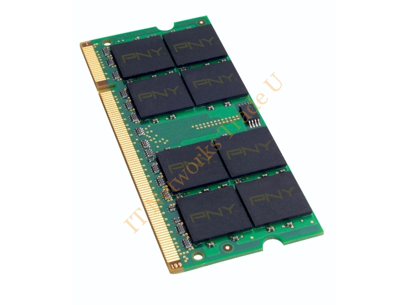 MN4096SD3-1066 PNY 4GB Kit (2 X 2GB) DDR3-1066MHz PC3-8500 non-ECC Unbuffered CL7 204-Pin SoDimm Dual Rank Memory Laptop Memory