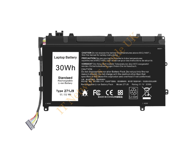 MN791 Dell 3-Cell 2500mAh 30Wh 11.1V Li-Poly Battery for Latitude 7350 Laptop Battery