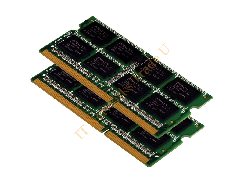 MN8192KD3-1600-LV PNY 8GB Kit (2 X 4GB) DDR3-1600MHz PC3-12800 non-ECC Unbuffered CL11 204-Pin SoDimm 1.35V Low Voltage Dual Rank Memory Laptop Memory
