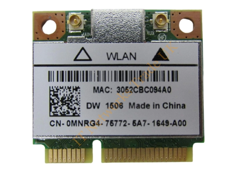 MNRG4 Dell Wirelss Wifi LAN Card DW1506 802.11b/g/n Internal Mini Latitude E5540