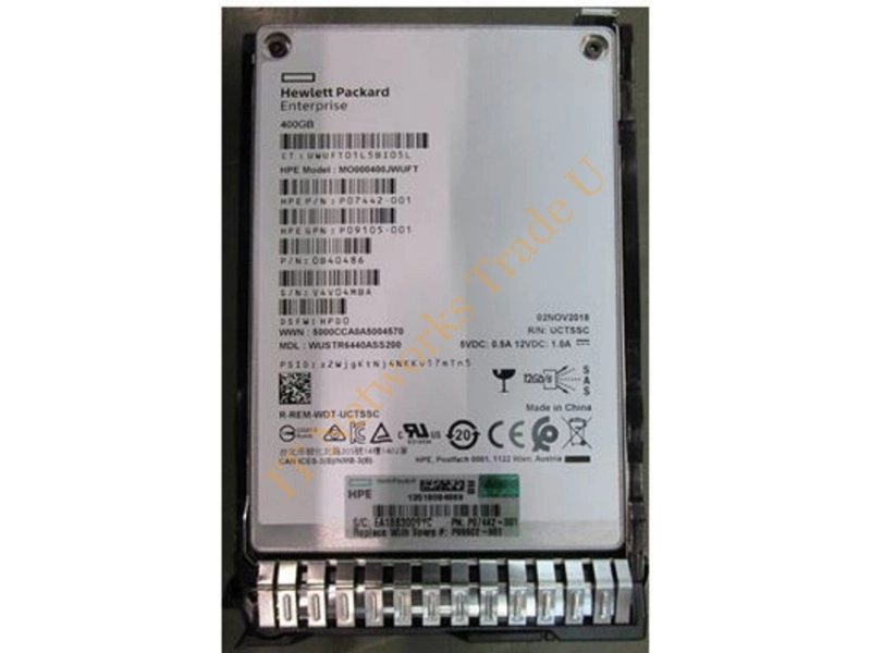 MO000400JWUFT HP 400GB Multi-Level Cell SAS 12Gb/s Mixed Use 2.5-inch Solid State Drive SSD Storage