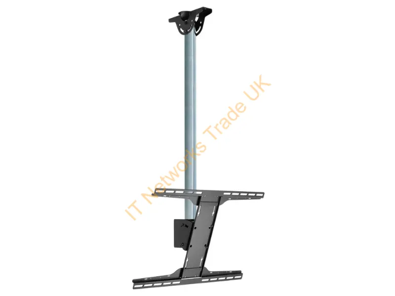 MOD-FPSKIT100 - Peerless MOD-FPSKIT100 60" Black,Chrome flat panel ceiling mount Monitor Accessory