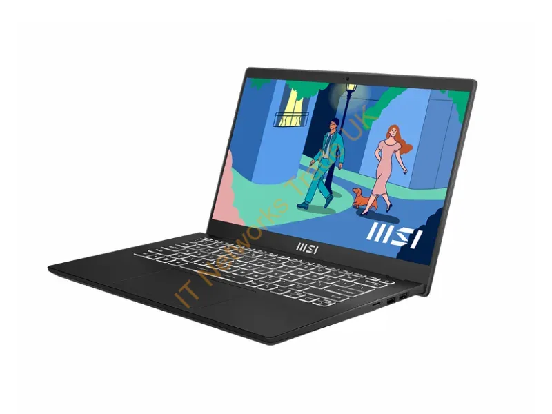 MOD1412032 - Msi Modern C12M-032 Intel Core I5 I5-1235U Laptop 14" Full Hd 8 Gb Ddr4-Sdram 512 Gb Ssd Wi-Fi 6 (802.11Ax) Windows 11 Home Black
