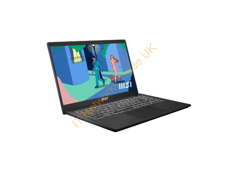 MOD1512454 - Msi Modern 15 B12M-454Us Intel Core I7 I7-1255U Laptop 15.6" Full Hd 16 Gb Ddr4-Sdram 512 Gb Ssd Wi-Fi 6 (802.11Ax) Windows 11 Home Black