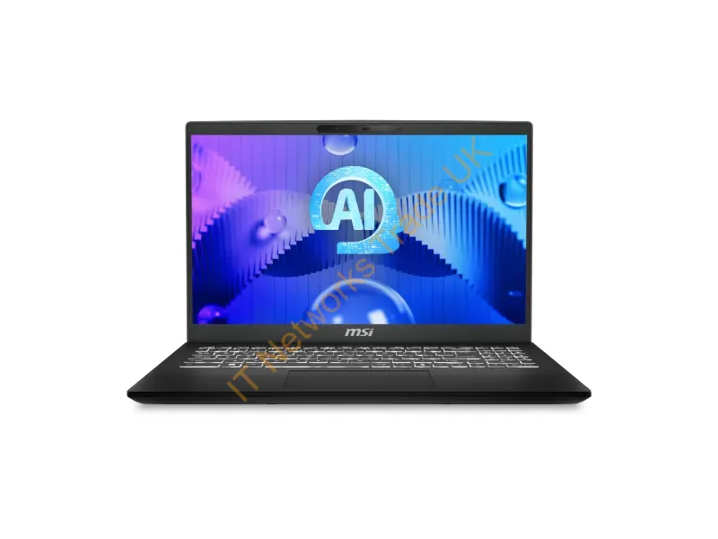 MOD15H14056 - Msi Modern 15 H Ai C1Mg-056Us Intel Core Ultra 7 155H Laptop 15.6" Full Hd 32 Gb Ddr5-Sdram 1 Tb Ssd Wi-Fi 6E (802.11Ax) Windows 11 Pro Black
