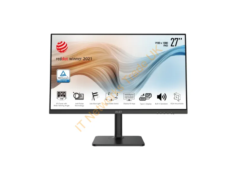 MODERNMD271P - Msi Modern Md271P Computer Monitor 27" 1920 X 1080 Pixels Full Hd Lcd Black