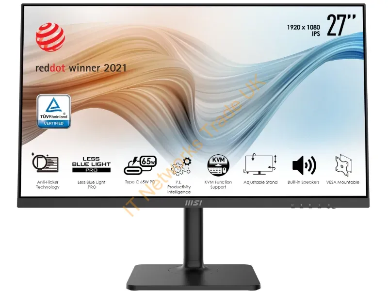 MODERNMD272P - Msi Modern Md272P Computer Monitor 27" 1920 X 1080 Pixels Full Hd Lcd Black