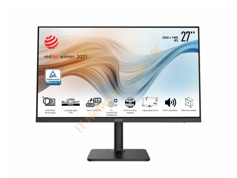 MODERNMD272QP - Msi Modern Md272Qp Computer Monitor 27" 2560 X 1440 Pixels Quad Hd Led Black