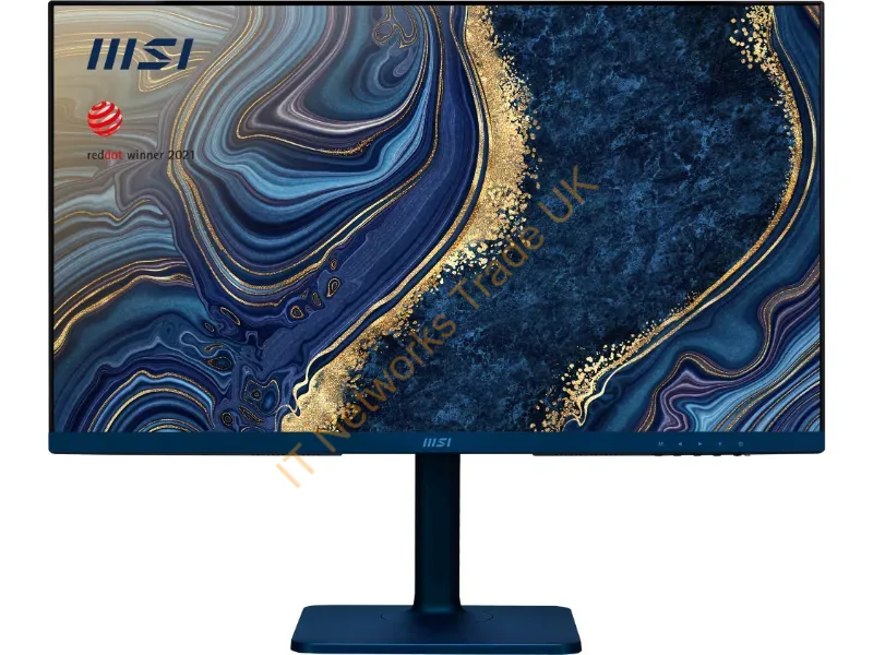 MODERNMD272QPULTRAMARINE - Msi Modern Md272Qp Ultramarine Computer Monitor 27" 2560 X 1440 Pixels Wide Quad Hd Black