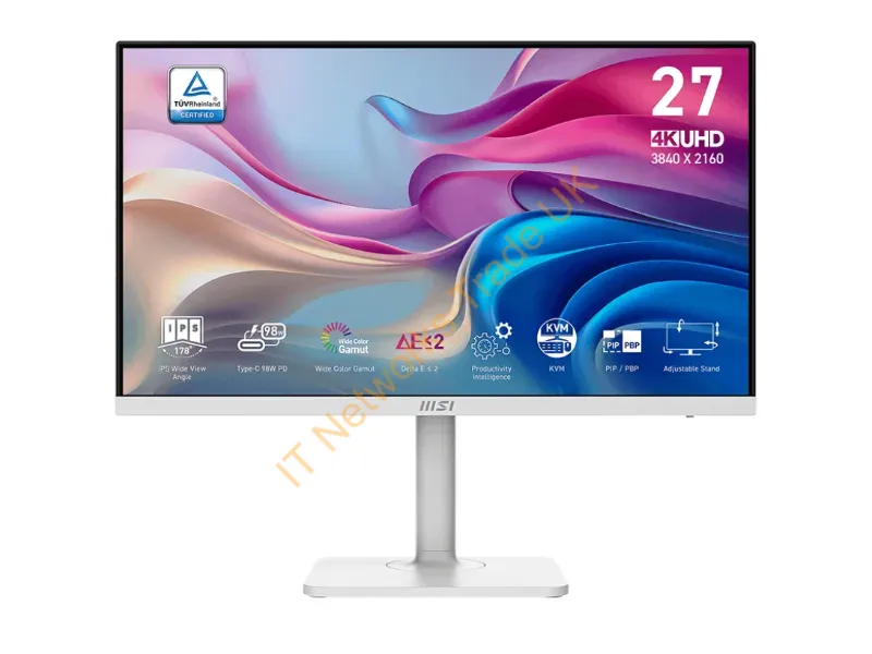 MODERNMD272UPHW - Msi Modern Md272Uphw Computer Monitor 27" 3840 X 2160 Pixels 4K Ultra Hd Black