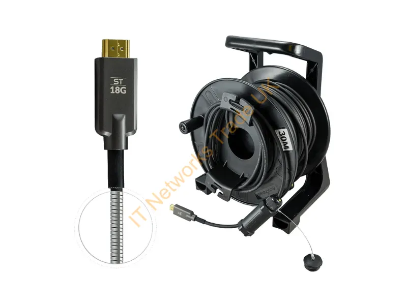 MOFO-HD20ST-100SP - Techlogix Networx Mofo-Hd20St-100Sp Hdmi Cable 3937" (100 M) Hdmi Type A (Standard) Black