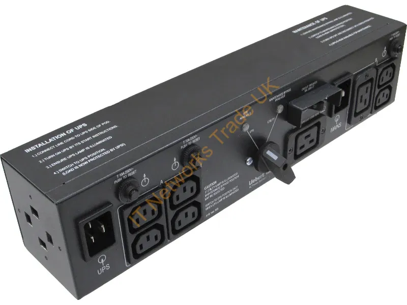 MP2-220L - Vertiv Mp2-220L Power Distribution Unit (Pdu) 4 Ac Outlet(S) 2U Black