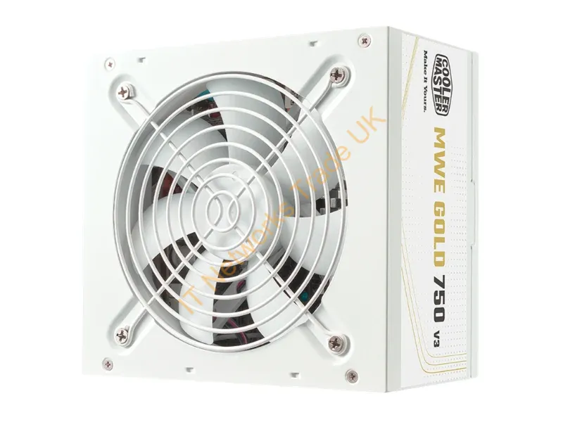 MPE-7506-ACAG-GUK - Cooler Master MWE Gold 750 V3 ATX 3.1 White Edition Non-Modular power supply unit 750 W 24-pin ATX