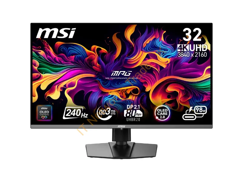 MPG322URXQDOLED - Msi Mpg 322Urx Qd-Oled Computer Monitor 31.5" 3840 X 2160 Pixels 4K Ultra Hd Black