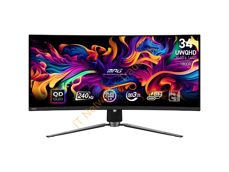 MPG341CQPXQD-OLED - MSI MPG 341CQPX QD-OLED 34 Curved QD-OLED Ultrawide QHD 240