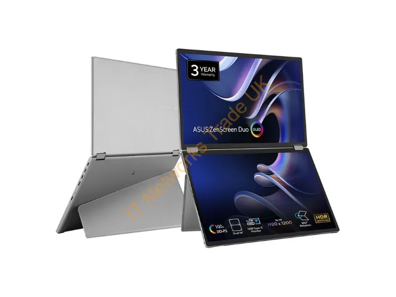 MQ149CD - Asus Zenscreen Duo Oled Mq149Cd Computer Monitor 14" 1920 X 1200 Pixels Wuxga Silver